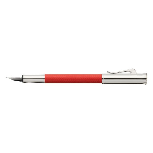 Graf Von Faber-Castell Guilloche Fountain Pen - India Red For Cheap