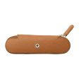 Graf Von Faber-Castell Epsom Leather 2 Pen Holder with Zip - Cognac Online